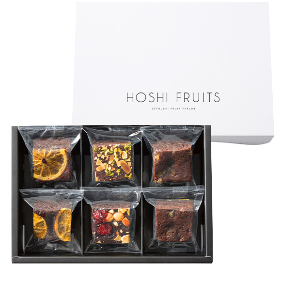 Dried fruits and Nuts Brownies (6pcs)