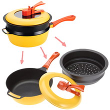 REMMY PAN + Steamer (24cm/Yellow)