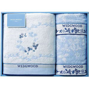 WEDGWOOD Towel Gift (Bath×1, Face×1, Wash×1)