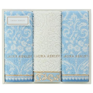 LAURA ASHLEY　Towel Gift (Face×2, Guest×1)