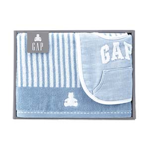 baby GAP Gift Set(Bib×1,Mini-Bath×1)(Blue)