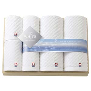 Pure White Towel Gift  (Bath2,Slim Bath2,Slim Face1)