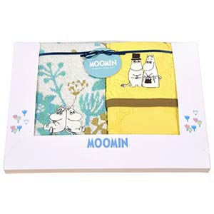 Organic Moomin Towel (Face1,Wash1)