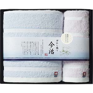Striped Imabari Towel (Bath×1,Hand×1)